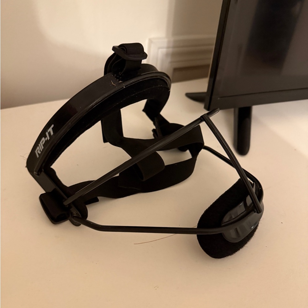 RIP-IT Black Softball Face Guard